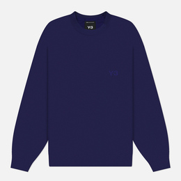 Y-3: Фиолетовая толстовка  Terry