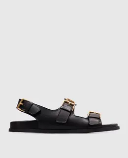 Valentino: Чорні сандалі 