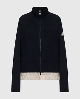 Moncler: Синяя куртка 