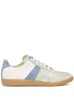 Maison Margiela: Светлые кроссовки  Replica