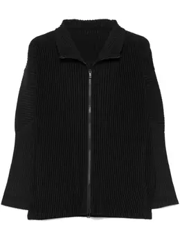 Homme Plissé Issey Miyake: Чёрная куртка 