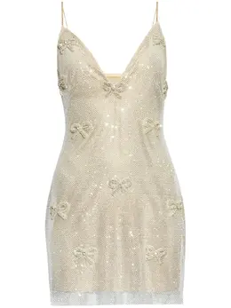 LoveShackFancy: Серебристое платье 