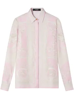 Versace: Шёлковая рубашка  La Coupe des Dieux