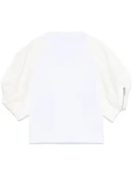 sacai: Короткая футболка 