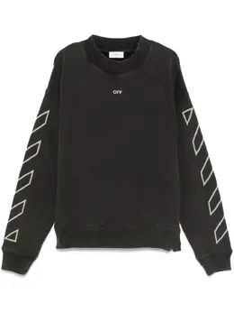 Off-White: Тёмный свитшот 