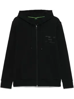 BOSS: Чёрная куртка 