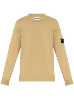 Stone Island: Светлый свитер  Compass