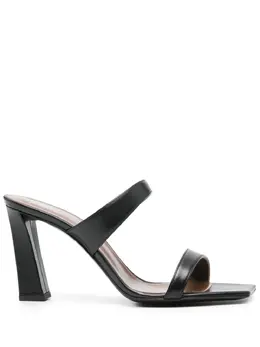 Giuseppe Zanotti: Чёрные сандалии  Flaminia