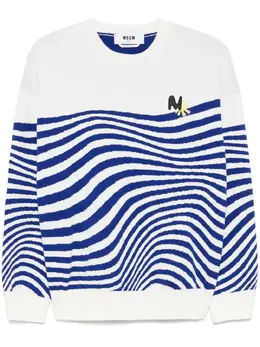 MSGM: Свитер в полоску 