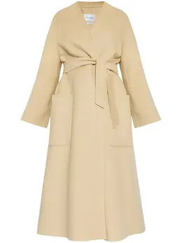 Max Mara: Бежевое пальто 