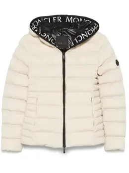 Moncler: Бежевая куртка 