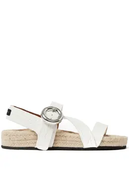 Stella McCartney: Белые мокасины  Gaia