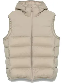 Moncler: Светлый жилет 