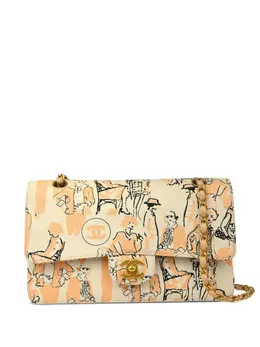 CHANEL Pre-Owned: Оранжевая сумка 
