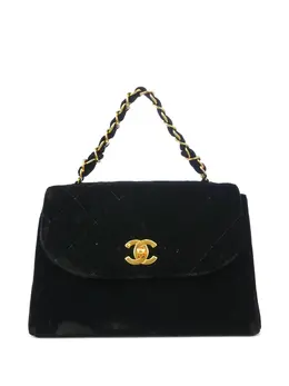 CHANEL Pre-Owned: Чёрная сумка 