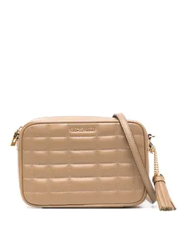 Michael Kors: Бежевая сумка через плечо  Jet Set