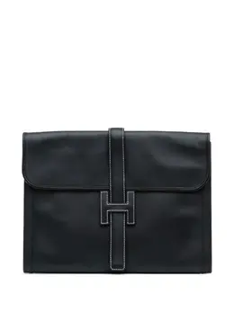 Hermès Pre-Owned: Чёрный клатч 