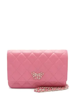 CHANEL Pre-Owned: Розовый кошелёк 