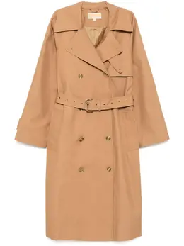 Michael Kors: Коричневый плащ 