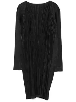 Pleats Please Issey Miyake: Чёрное пальто 