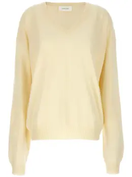 Sportmax: Жёлтый свитер 