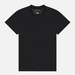 Y-3: Чёрная футболка 