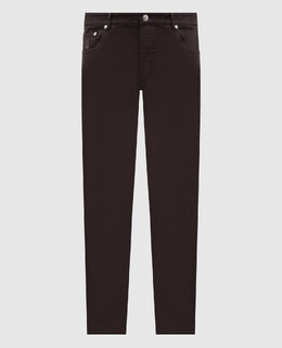 Brunello Cucinelli: Коричневые джинсы 
