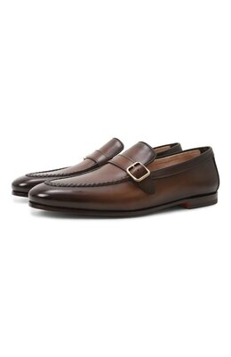 Santoni: Коричневые туфли  Carlos