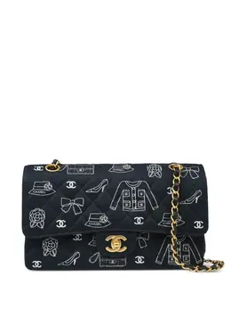 CHANEL Pre-Owned: Чёрная сумка 