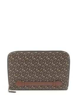Burberry Pre-Owned: Коричневый клатч 