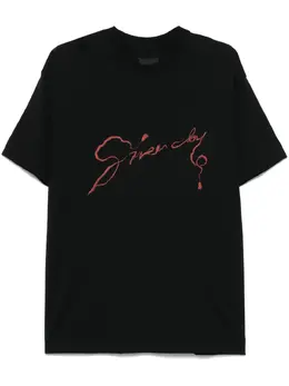 Givenchy: Футболка со змеиным принтом 