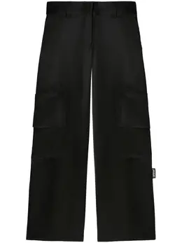 Off-White: Чёрные брюки 