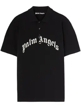 Palm Angels: Поло с принтом 