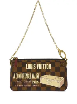 Louis Vuitton Pre-Owned: Коричневый клатч 