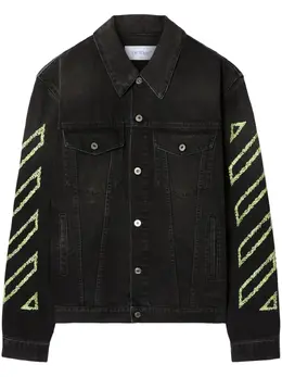Off-White: Джинсовая куртка  Arrow