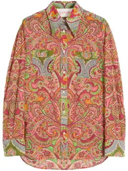 Valentino Garavani: Многоцветная рубашка 