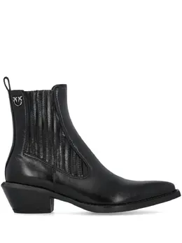 PINKO: Чёрные ботинки 