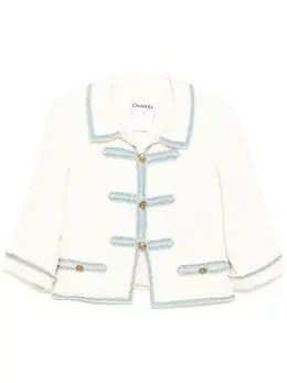 CHANEL Pre-Owned: Твидовая куртка 