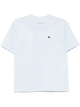 Lacoste: Голубая футболка 