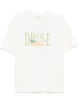 Drôle De Monsieur: Белая футболка 