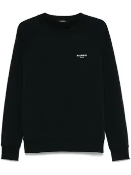 Balmain: Чёрный свитшот 