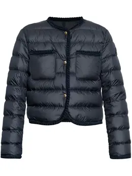 Moncler: Синяя куртка 