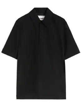 Jil Sander: Поло из шерсти 
