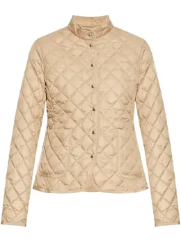 Moncler: Бежевая куртка 
