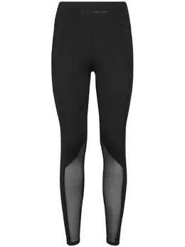 Plein Sport: Чёрные легинсы 