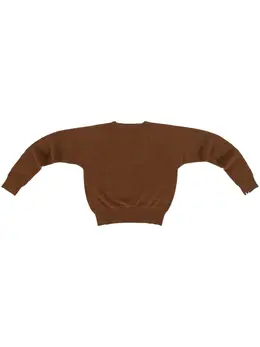 extreme cashmere: Коричневый свитер 