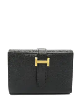 Hermès Pre-Owned: Чёрный кошелёк 