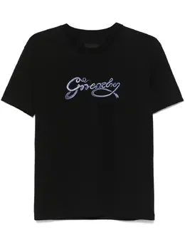 Givenchy: Футболка со змеиным принтом 
