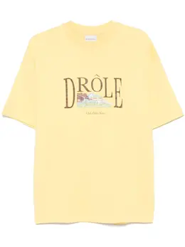 Drôle De Monsieur: Жёлтая футболка 