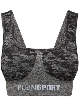 Plein Sport: Чёрный бюстгальтер 